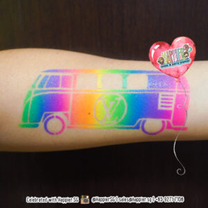 Neon Temporary Tattoo