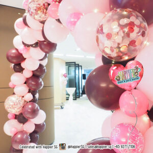 21st birthday party balloon decoration