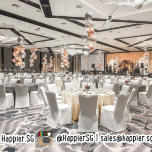 Helium balloon table centrepiece decoration